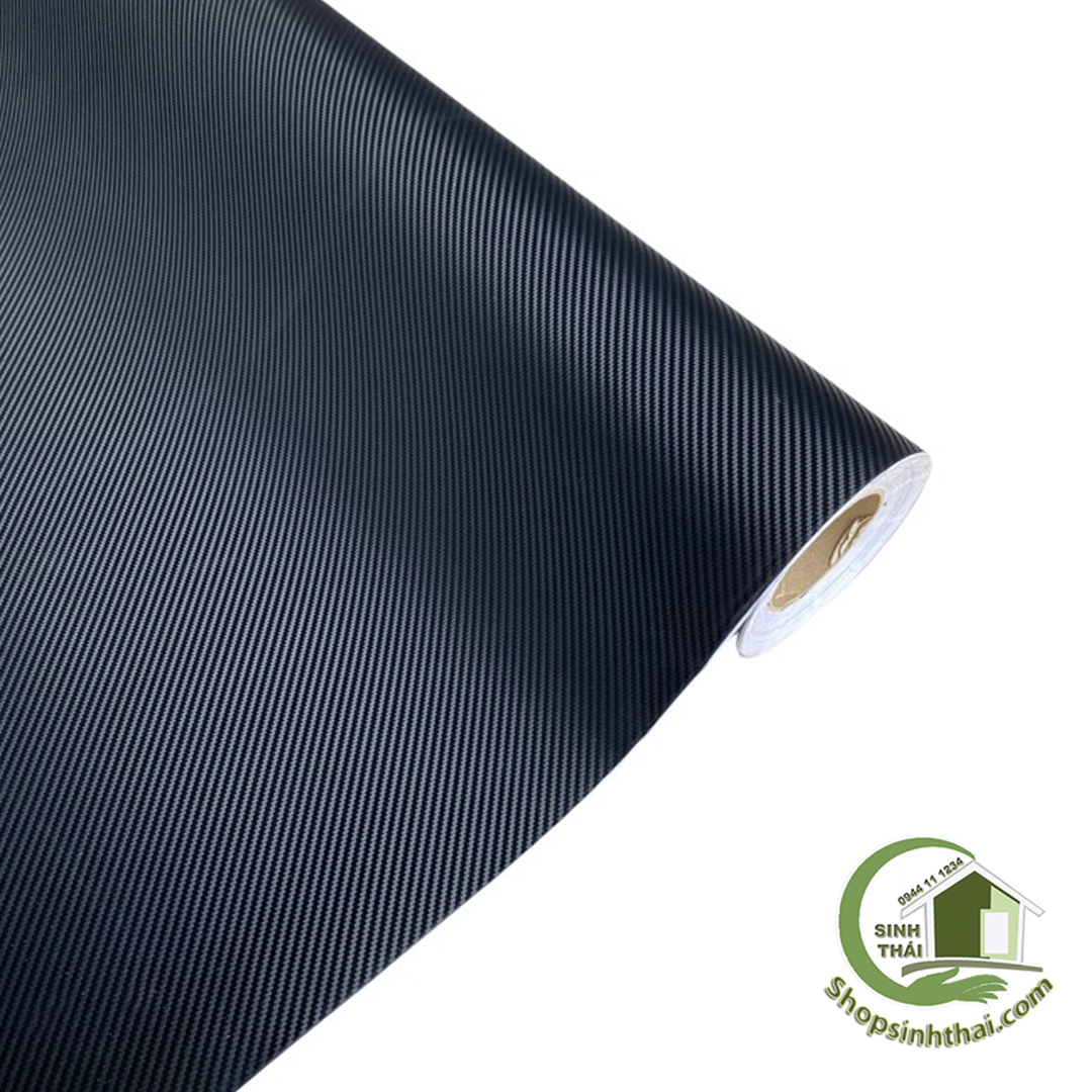 Decal dán xe carbon 3D màu đen nhám Decal dán điện thoại, dán laptop, dán tường, kính