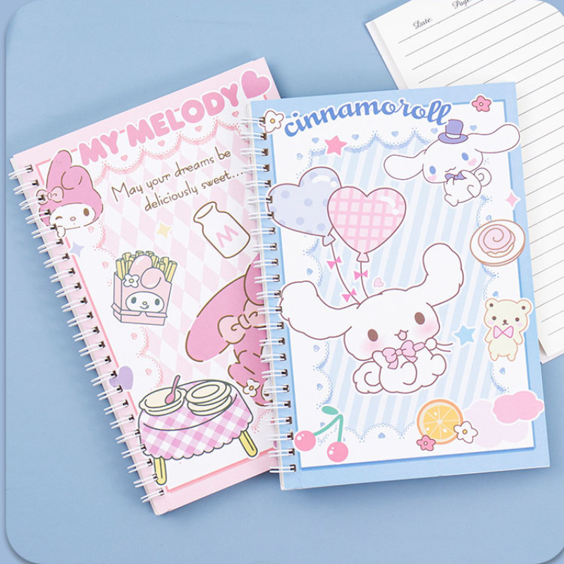 Kawaii%20Sanrio%20Kuromi%20Coil%20Notebook%20A5%20Notebook%20Exercise%20Book%20Girls%20Cute%20Stationery%20Cinnamoroll%20Learning%20Stationery%20Notepad%20Diary%20-%20Image%204