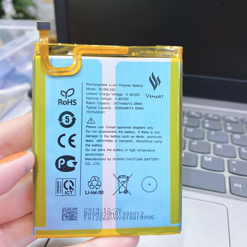 [Hàng chuẩn] Pin VSmart Star 3 BVSM-330 bảo hành đổi mới