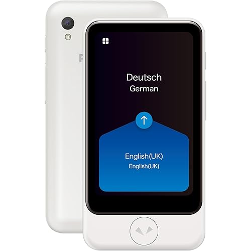 POCKETALK S Plus 【PTSPGW】 Pocketalk Model S Real Time Two-Way 82 Language Voice
