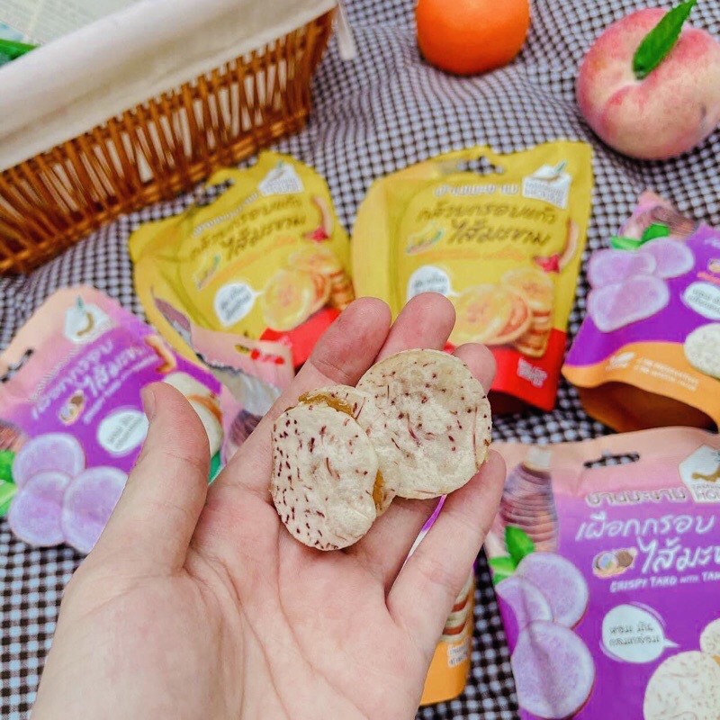 Chuối sấy kẹp me Thái Lan dạng gói 90g