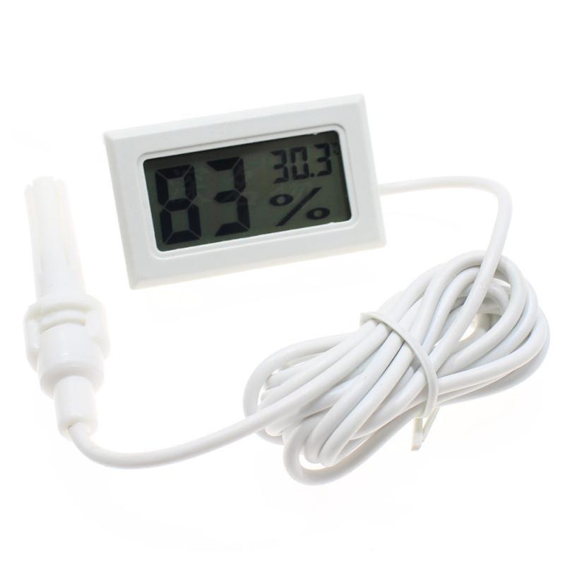 Electronic Hygrometer Embedded Digital Temperature Humidity Meter Fy 12 Meter With Probe