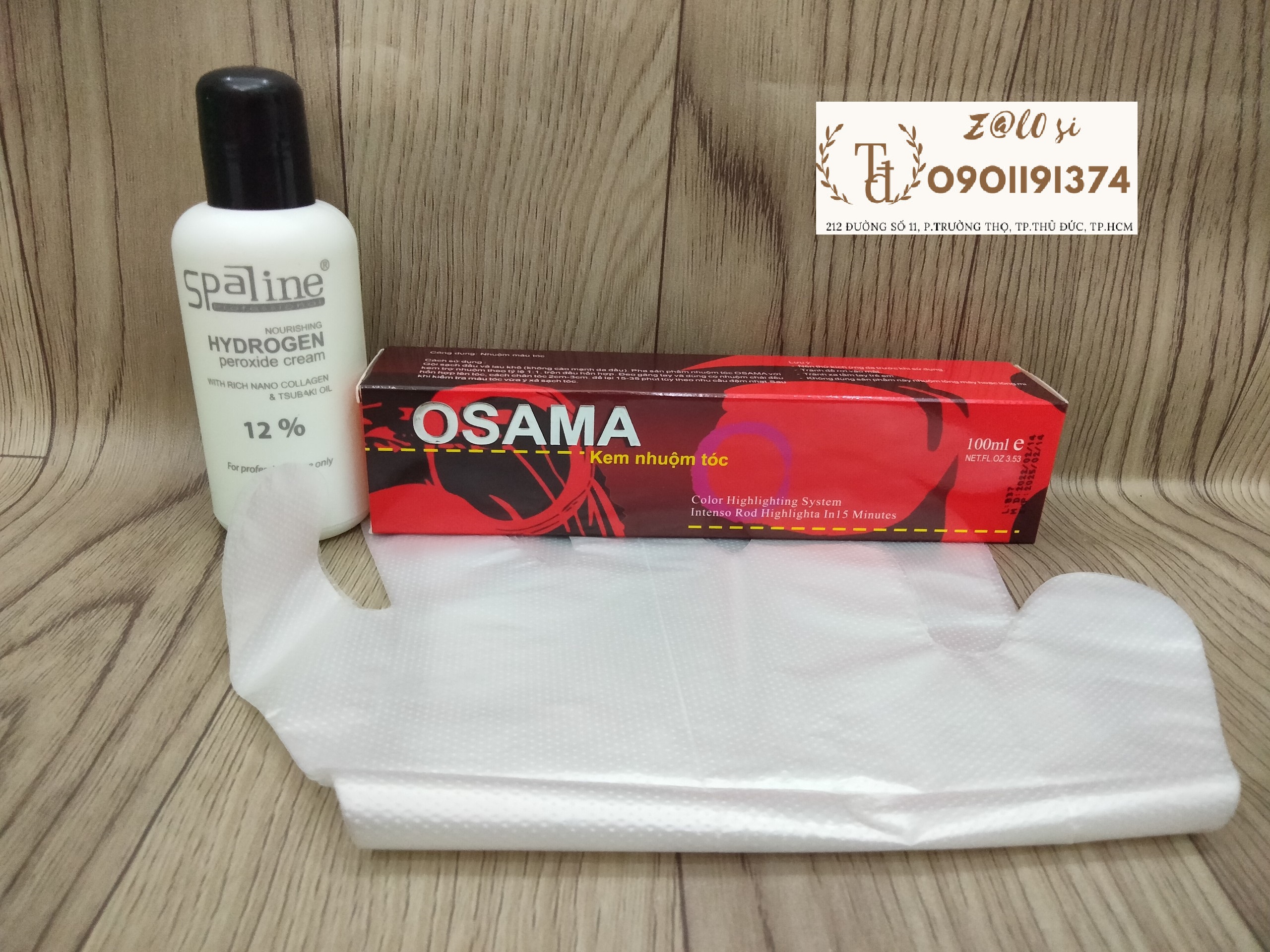 Combo Nhuộm Osaka có 100ml Oxy & bao tay
