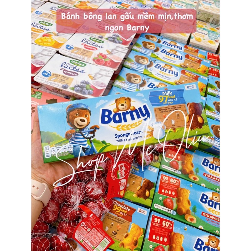 [SHIP AIR] - Bánh bông lan gấu Barny UK đủ vị