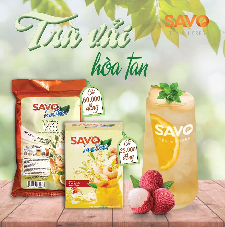 SAVO TRÀ HÒA TAN - VỊ VẢI (Túi 800gr)