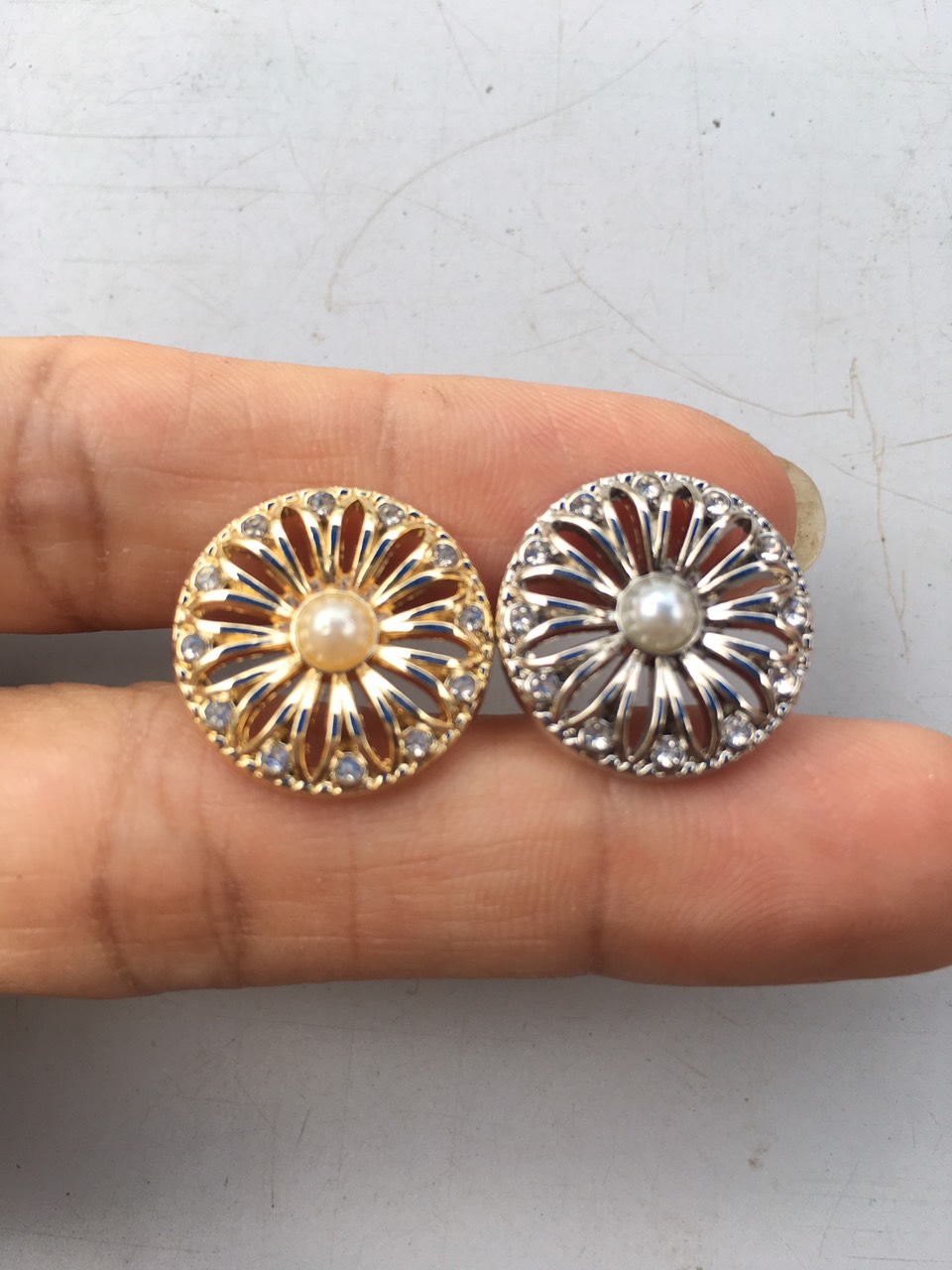 nút INOX 12051 đính đá cao cấp giá 1 nút