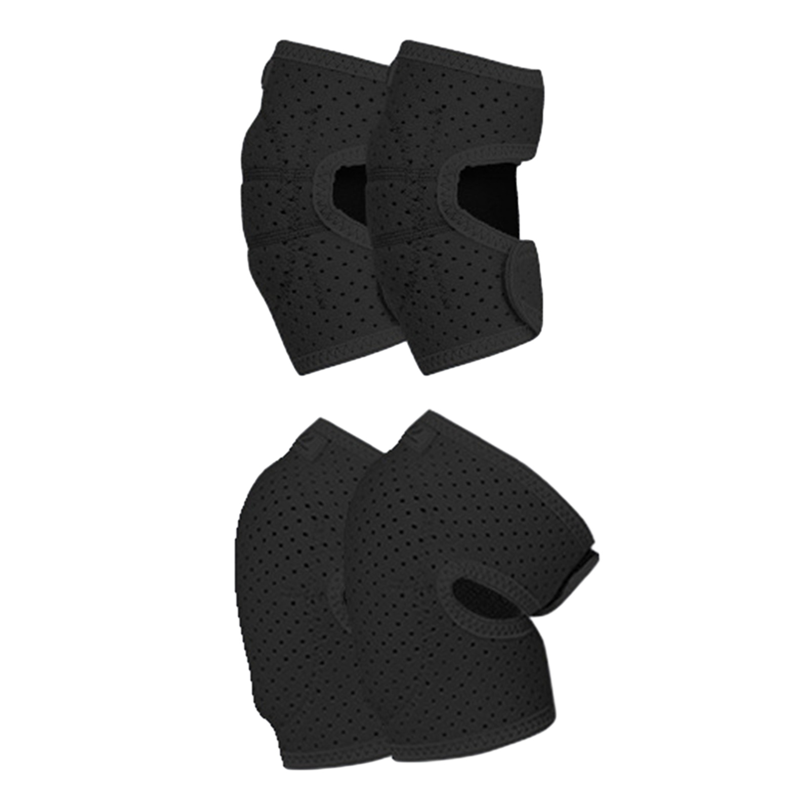 Zhousouxi Protective Gear for Kids' Sports Activities Knee Elbow Pad Set for Children Kids Knee Elbow Pad Set Adjustable Shockproof Protection for Biking Skating and Sports Breathable Sponge for Children