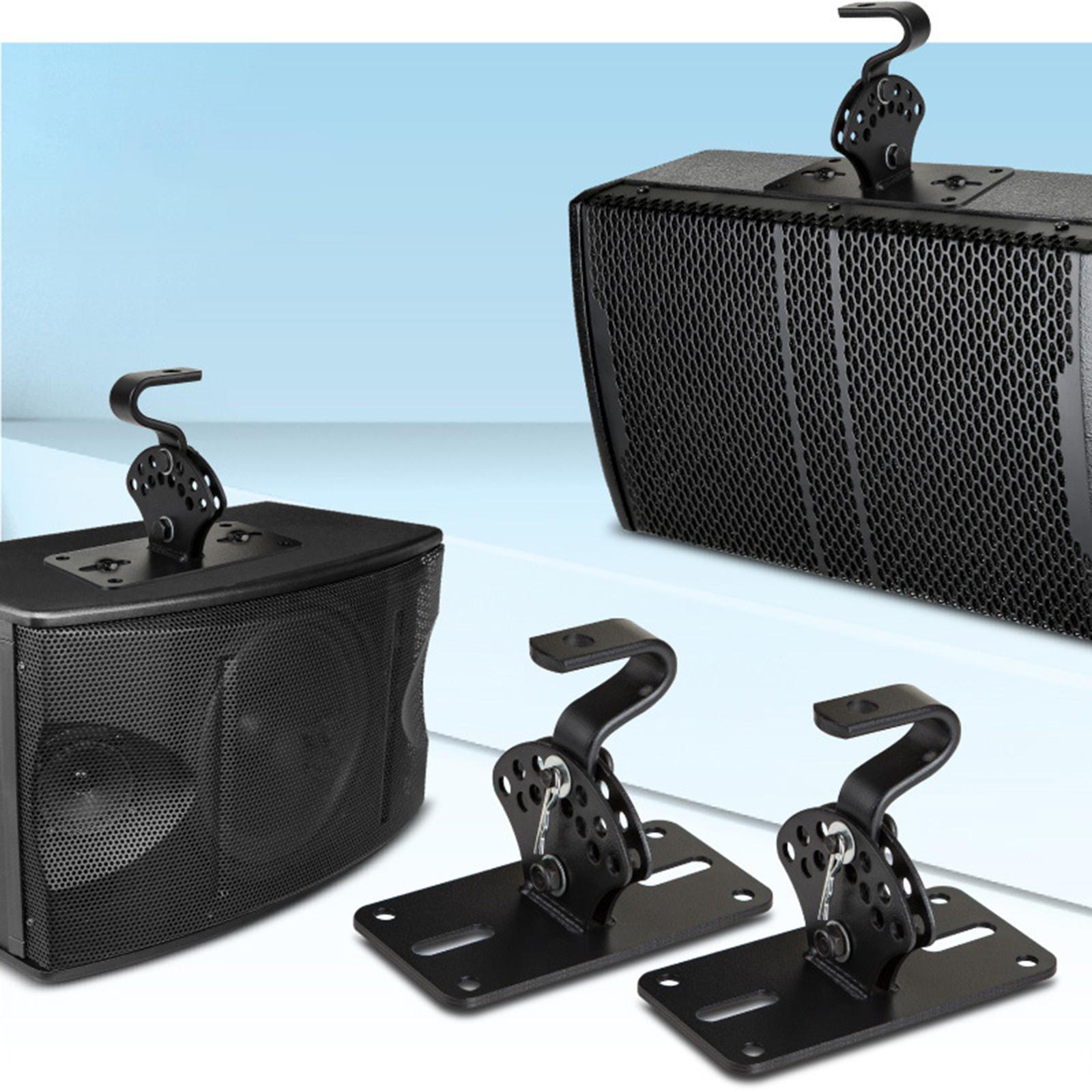 BNAUDIO Speaker Wall Mounts Black Speaker Bracket for Stage Performances KTV Rooms