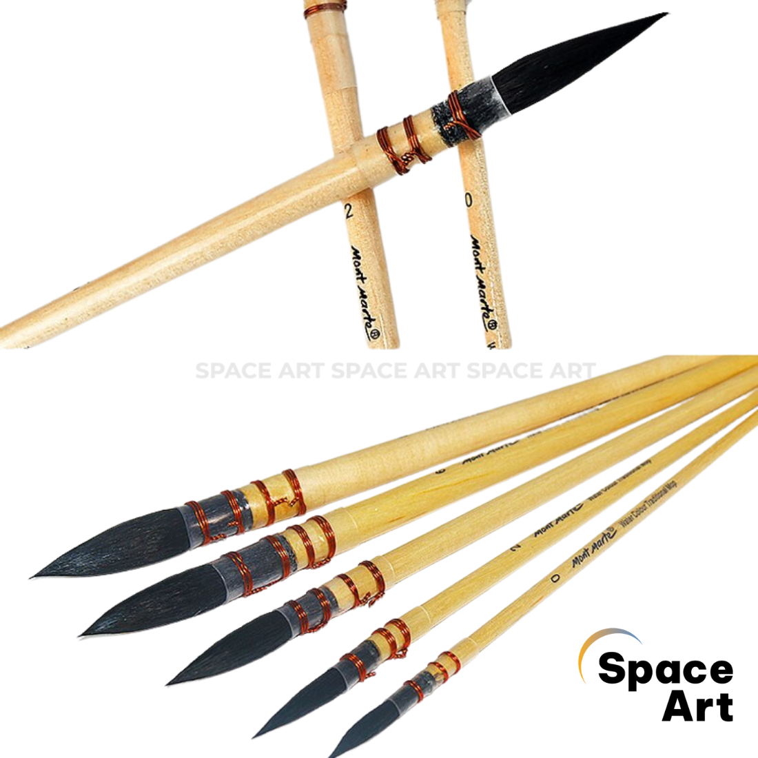[Space Art Store][Chính hãng] Cọ MOP Lông Sóc Mont Marte vẽ màu nước