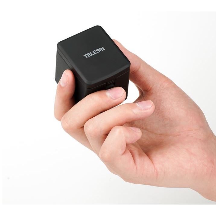 Hộp Sạc và Pin TELESIN GoPro Hero 5 6 7 8 BLACK