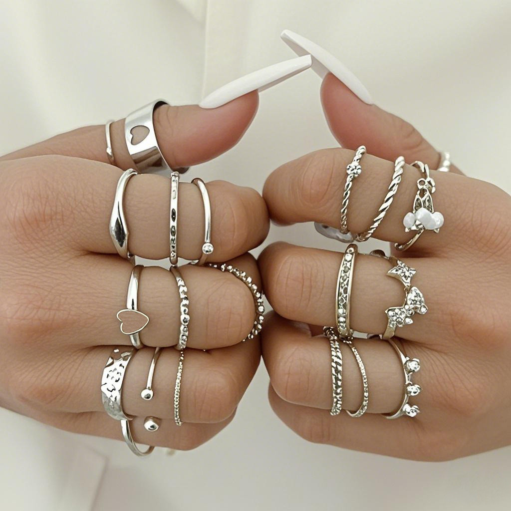 Enacolor%2021Pcs/Set%20Fashion%20Jewelry%20Women%20Rings%20For%20Daily%20Life%20Delicate%20Crystal%20Hollow%20Love%20Heart%20Butterfly%20Finger%20Opening%20Rings%20Ins%20Hot%20-%20Image%203