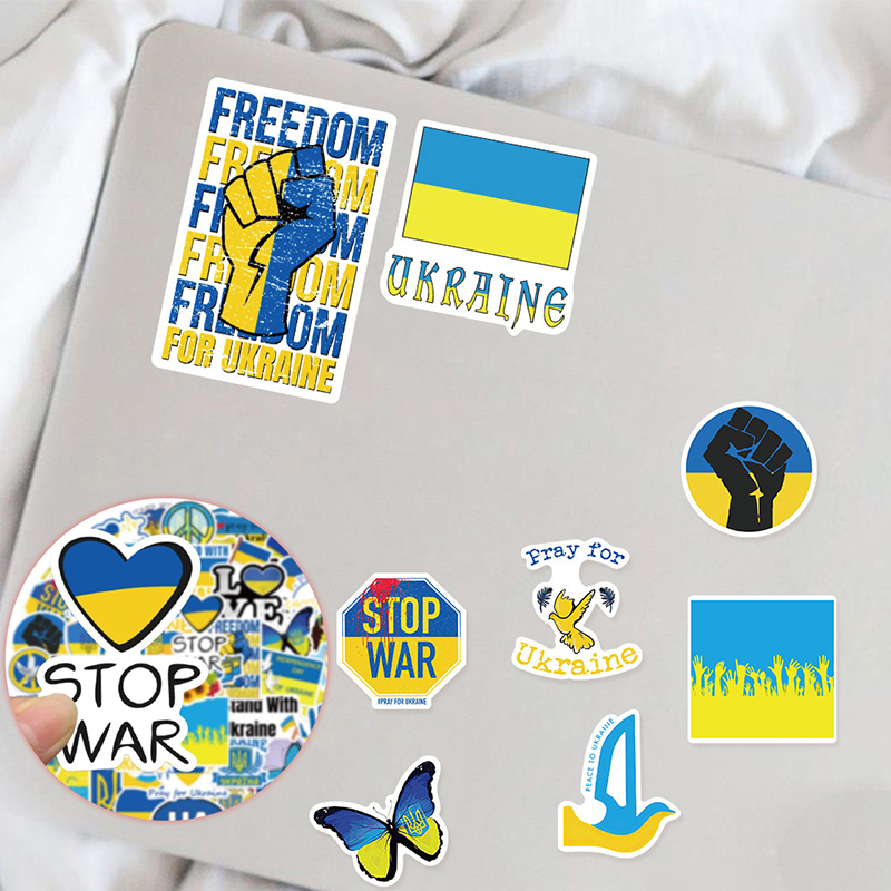 50Pcs%20Blue%20Yellow%20Ukraine%20Stickers%20Ukraine%20National%20Flag%20Stickers%20Suitcase%20Luggage%20Laptop%20Skateboard%20Kids%20Stickers%20Gift%20Toy%20-%20Image%206