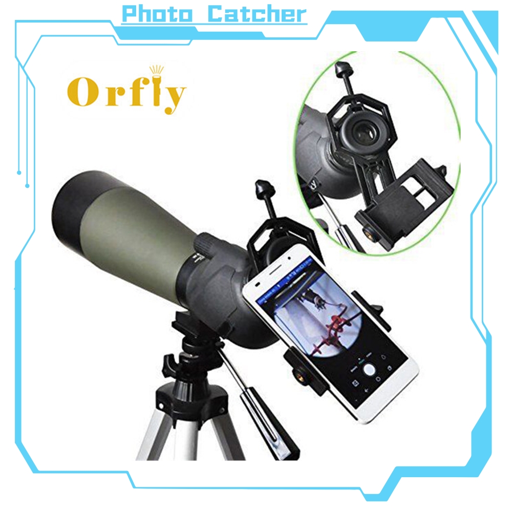 【HOT】 Mobile Phone Holder Clamp Spotting Scope Cellphone Adapter Mount.