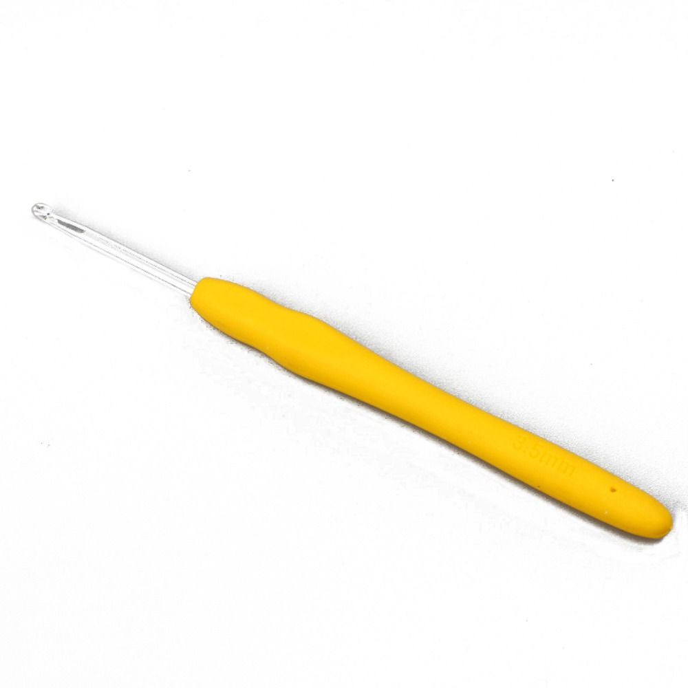 Ddui 2.0-10.0mm móc đan dệt nhôm kim móc phụ kiện đan tay cầm có đệm kim đan quà tặng của mẹ