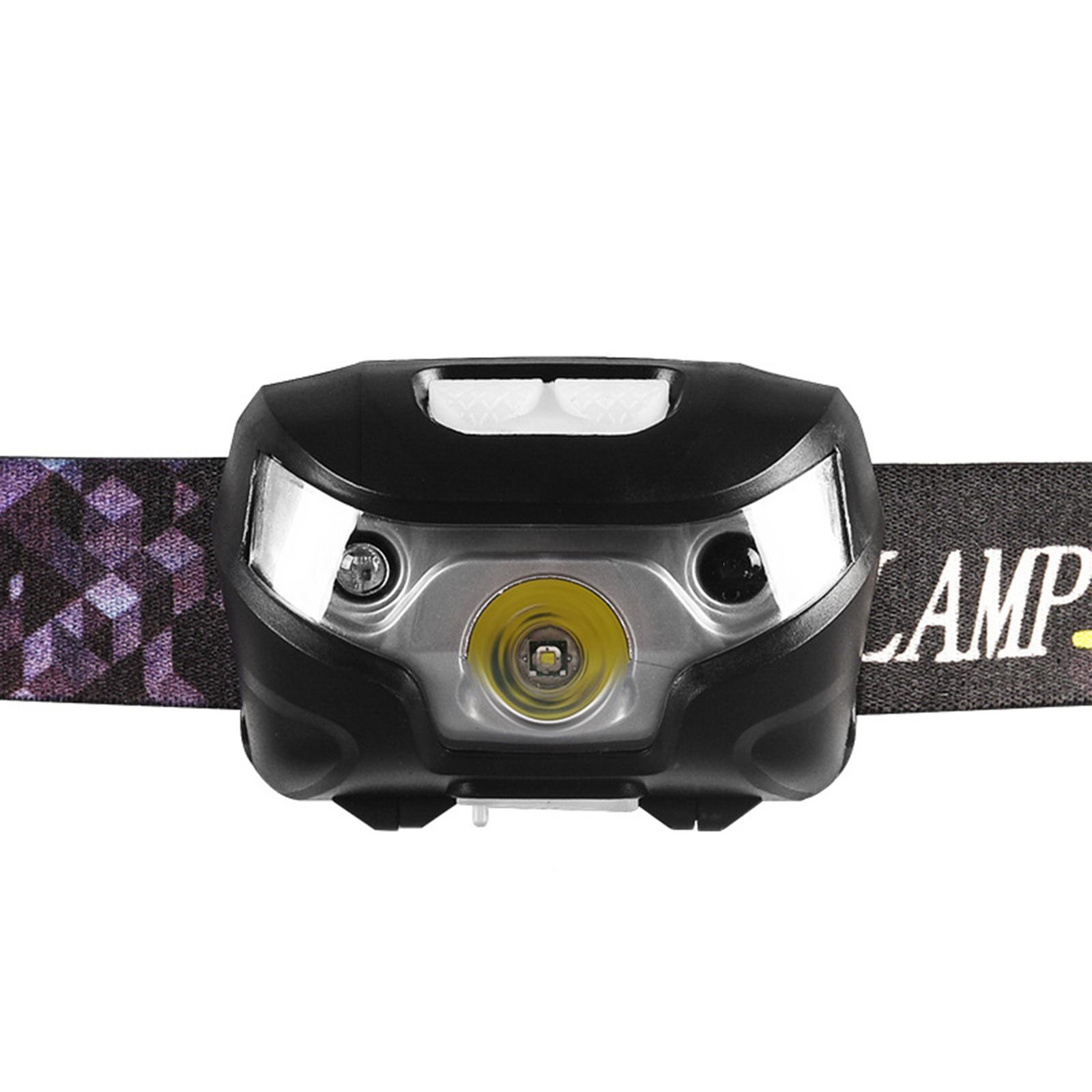 WBStar Head Lamp 3 Modes Adjustable Headband Outdoor Worklight Head Light LED Headlight for Running Emergency Walking Outdoor Working