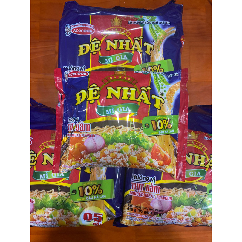 Combo 5 gói Mì Đệ Nhất Thịt Bằm (83g/gói)