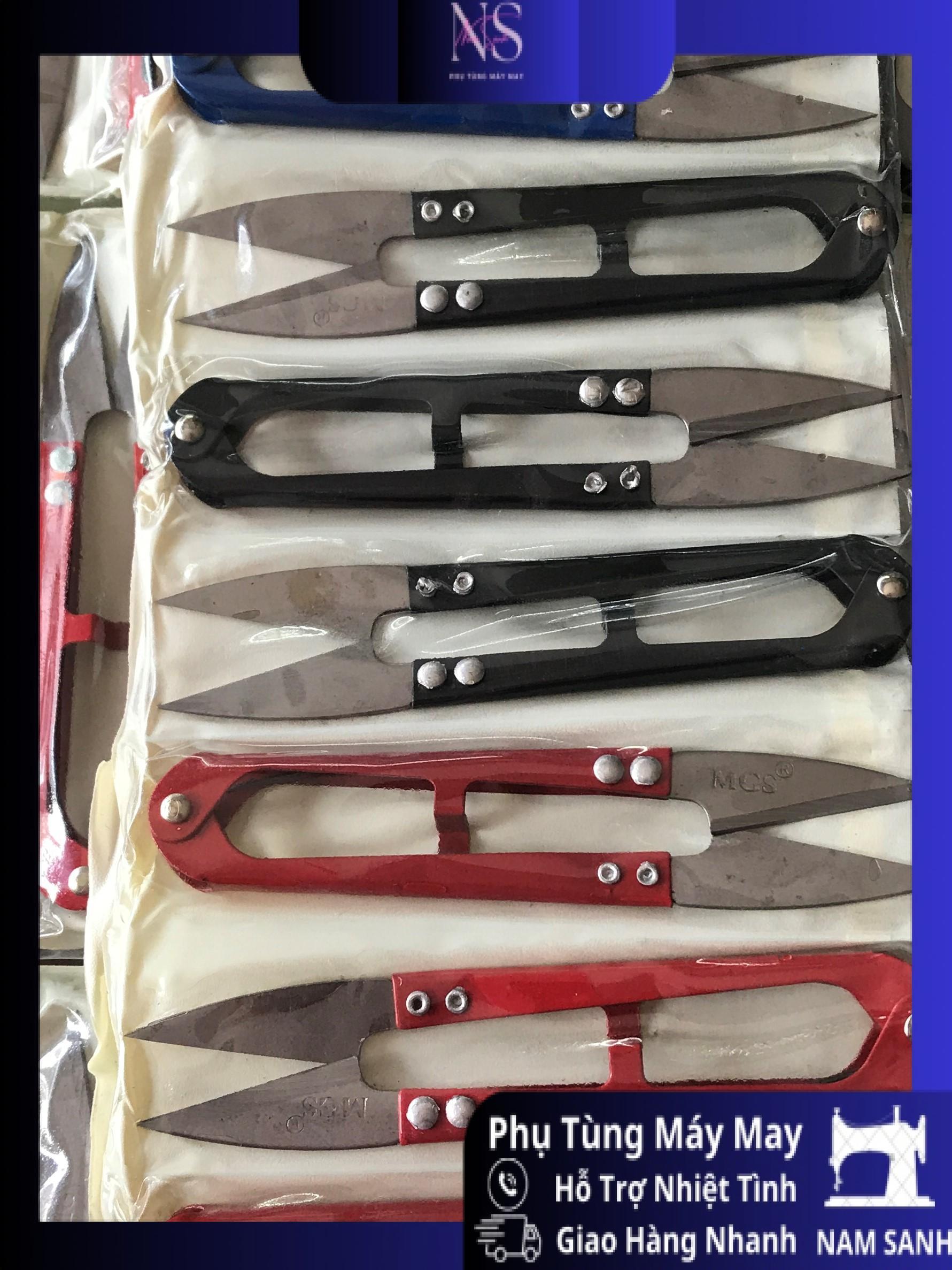 KÉO BẤM CHỈ SẮT 3 MÀU 1 VĨ 12 CÂY