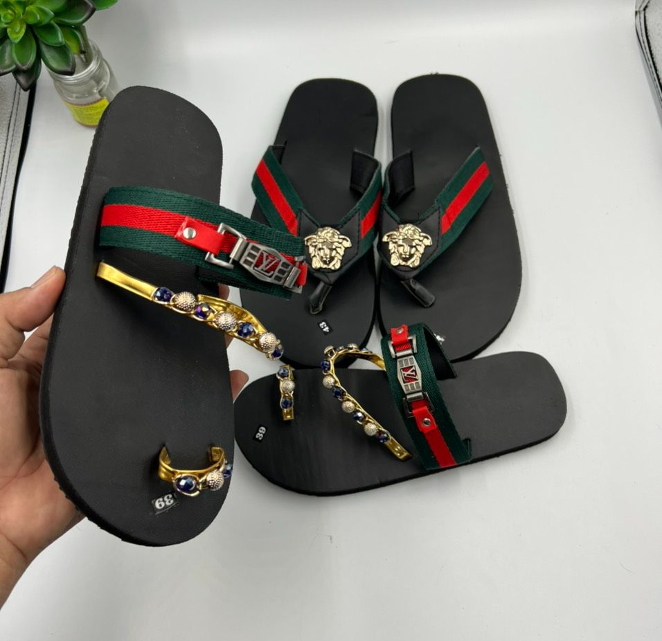 [FREESHIP + HOÀN TIỀN 50K] Dép cặp đôi nam nữ đế đen quai dù ( sandal đồng nai )