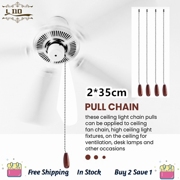 Ceiling Fan Chain Pulls Wooden Pull Chain Extension Pull Chain for Ceiling  Light