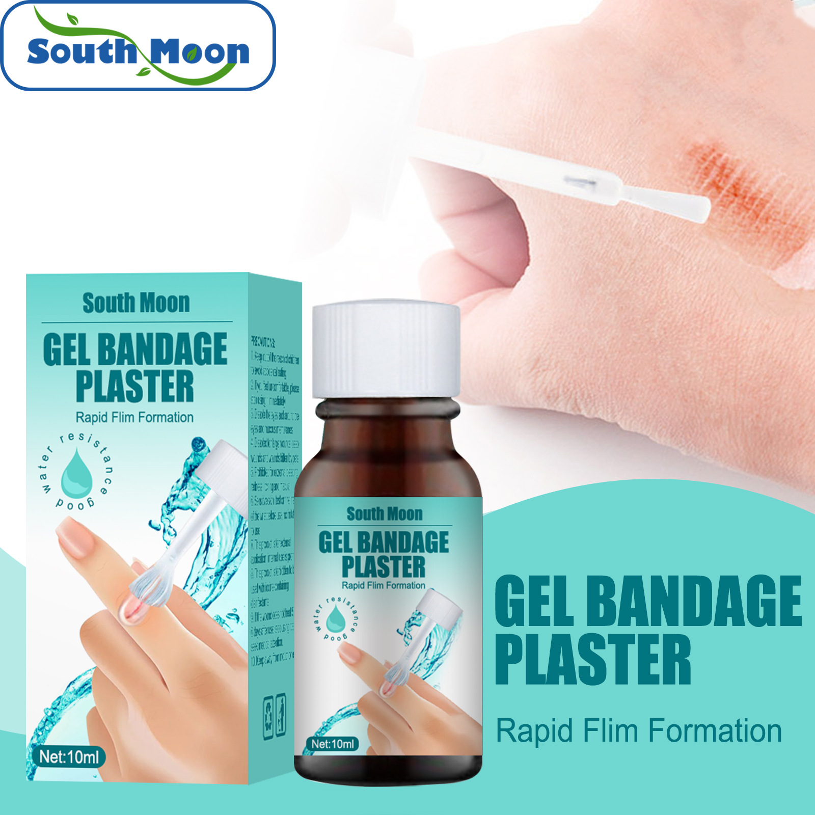 South Moon Wound Gel Breathable Waterproof Wound Healing Gel Liquid