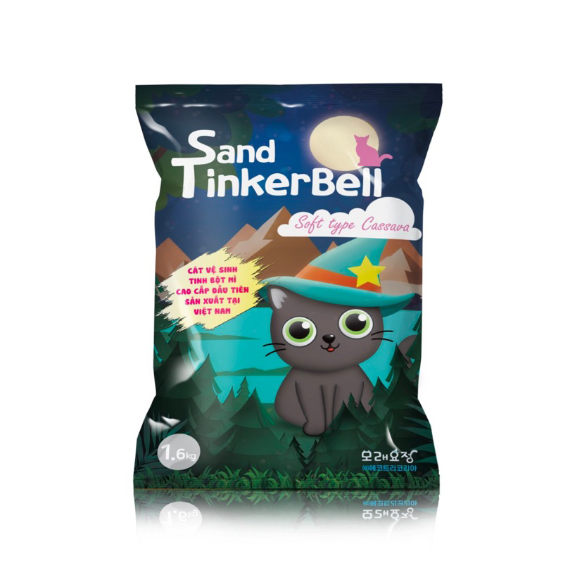 Cát Bột Mì Vệ Sinh Cho Mèo Sand Tinkerbell’s Soft Type Cassava