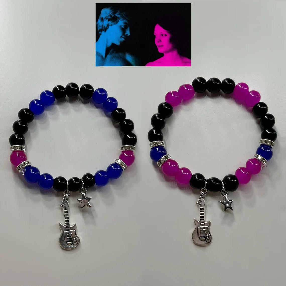 【Hot demand】Fashion Couple Beads Bracelet Tv Girl Matching Bracelets Who Really Cares Album Inspired Bracelets Friends Jewelry Gift 2024 New.