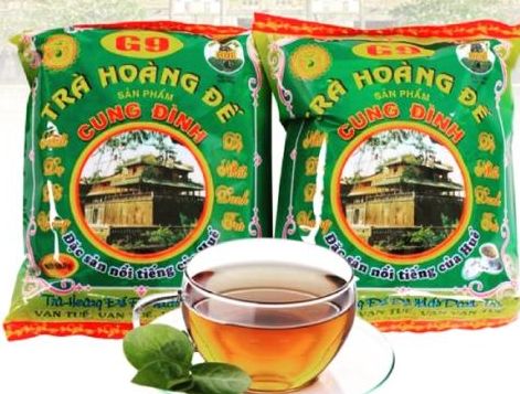 2 gói x 500g Trà hoàng đế G9 ( 1kg trà cung đình Huế )