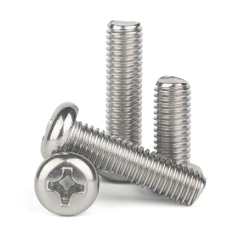 Ốc Vít pake đầu tròn M3,M4,M5 inox 304