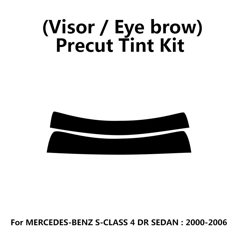 Precut nanoceramics car UV Window Tint Kit Automotive Window Film For  MERCEDES-BENZ S-CLASS W220/V220 4 DR SEDAN 2000-2006