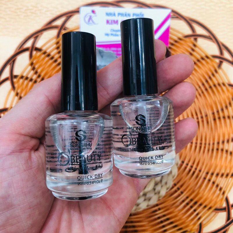 Sơn bóng mau khô Top coat (Bóng trắng, Bóng hồng)