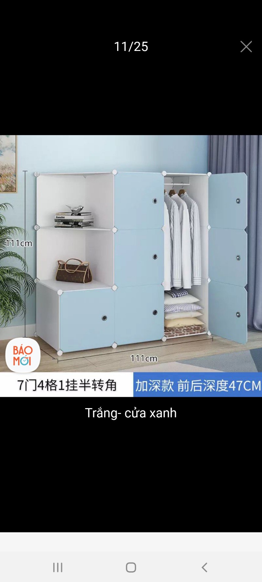 Tủ nhựa ghép thông minh 9 ngăn có 2 góc xéo trang trí để đồ