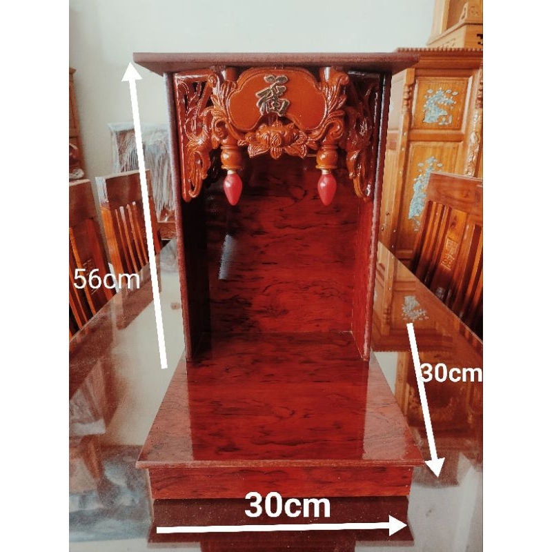 Bàn thờ ông địa thầƞ Եài ván ép ngang 30cm (không hộc héo)