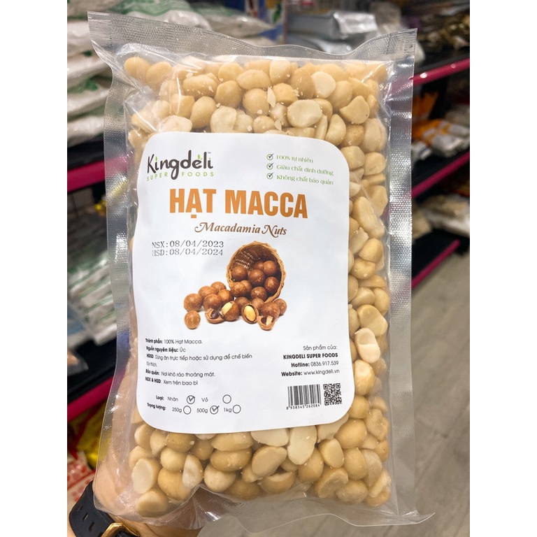 Hạt macca tách vỏ