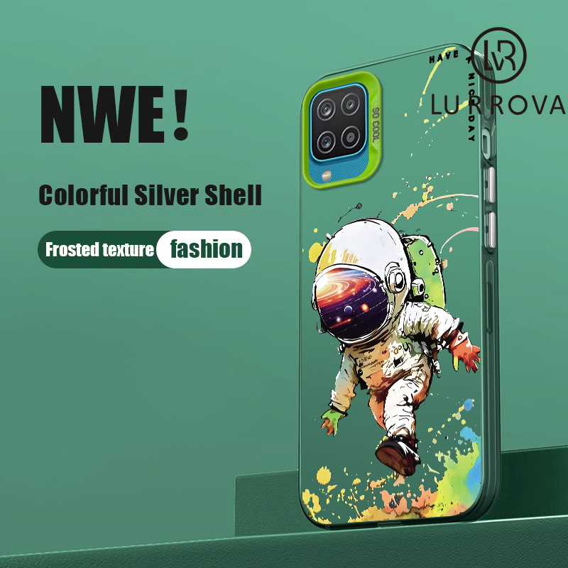 Case Samsung A12 M12 Graffiti Monkey Graffiti Doraemon Graffiti Panda Graffiti Astronaut Graffiti Black Cat Colorful cartoon mobile phone case
