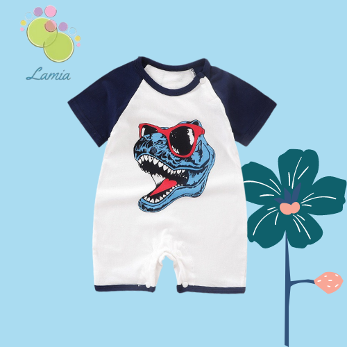 Body Cộc Tay Đáp Đũng Hè Cho Bé Sơ Sinh