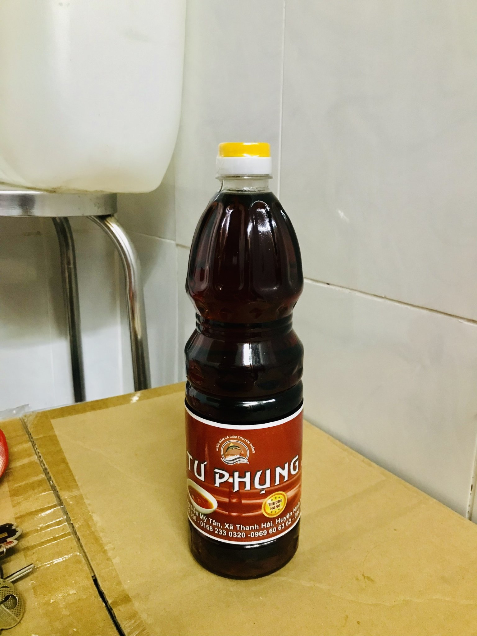 Nước mắm cá cơm thượng hạng