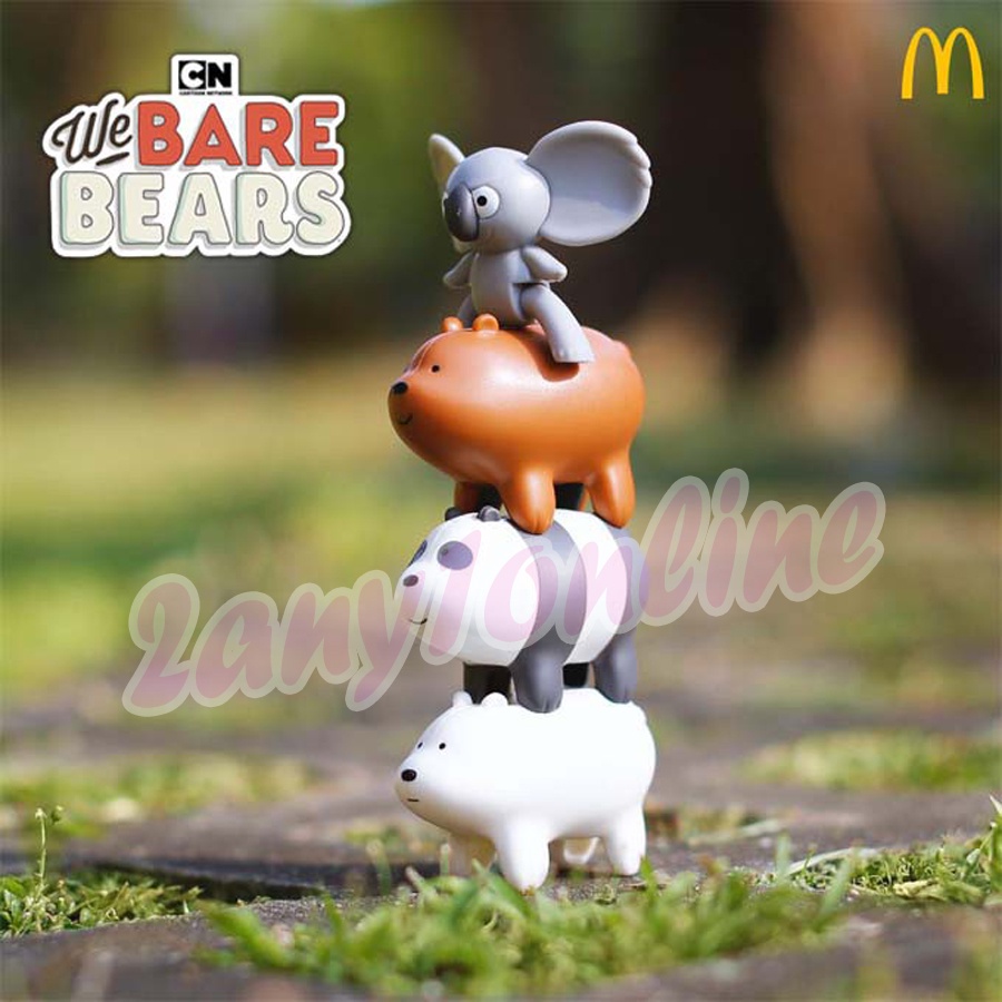 Mcdo Happy Meal Toy We Bare Bears (2020) NOMNOM AND BEAR STACK