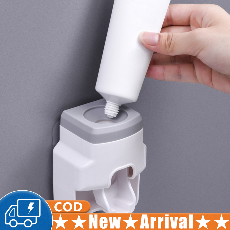 Bathroom Automatic Toothpaste Dispenser Waterproof Lazy Toothpaste Squeezer Toothbrush Holder Bathroom Products