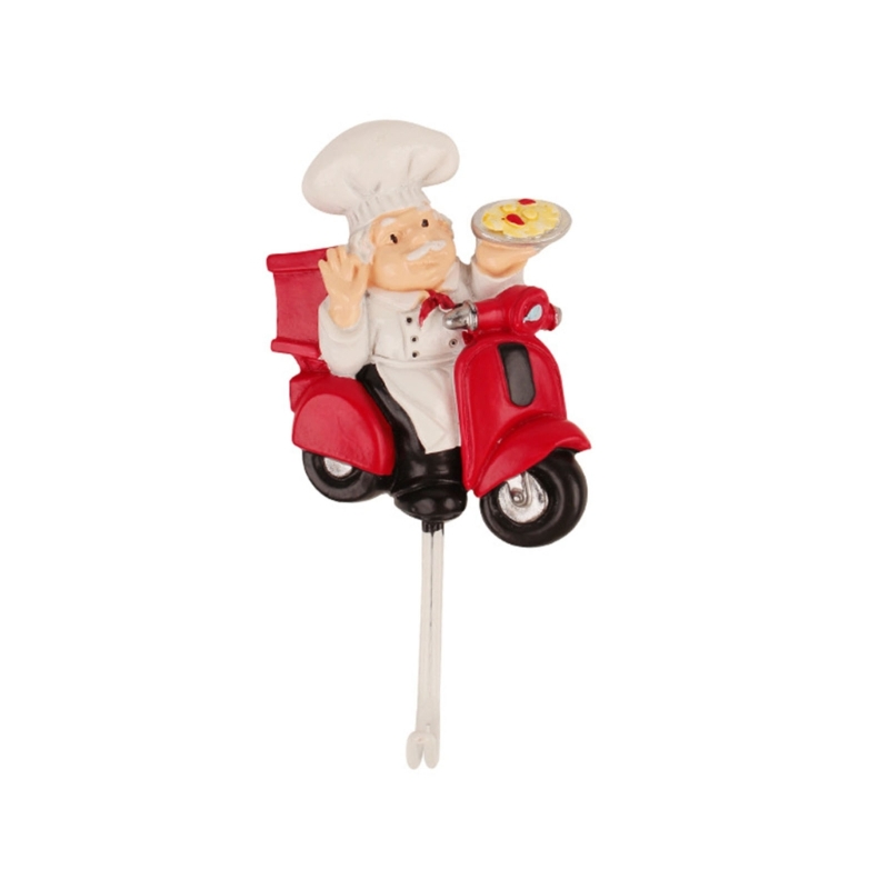 Chef Wall Hanger Decorative Chef Wall Hooks Key-Coat Utilities Hook Chef Wall
