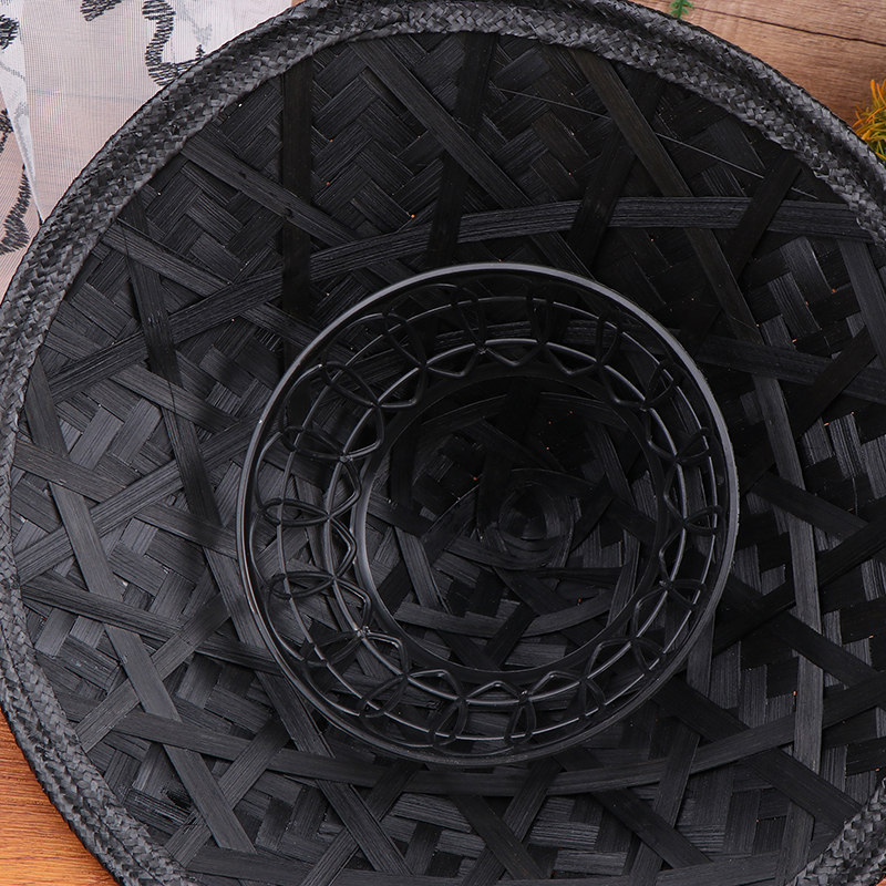 Hat Samurai Straw Ninja Chinese Cosplay Japanese Rice Asian Bamboo Conical Hats Party Farmer Cone Decor Cap Decorative. 