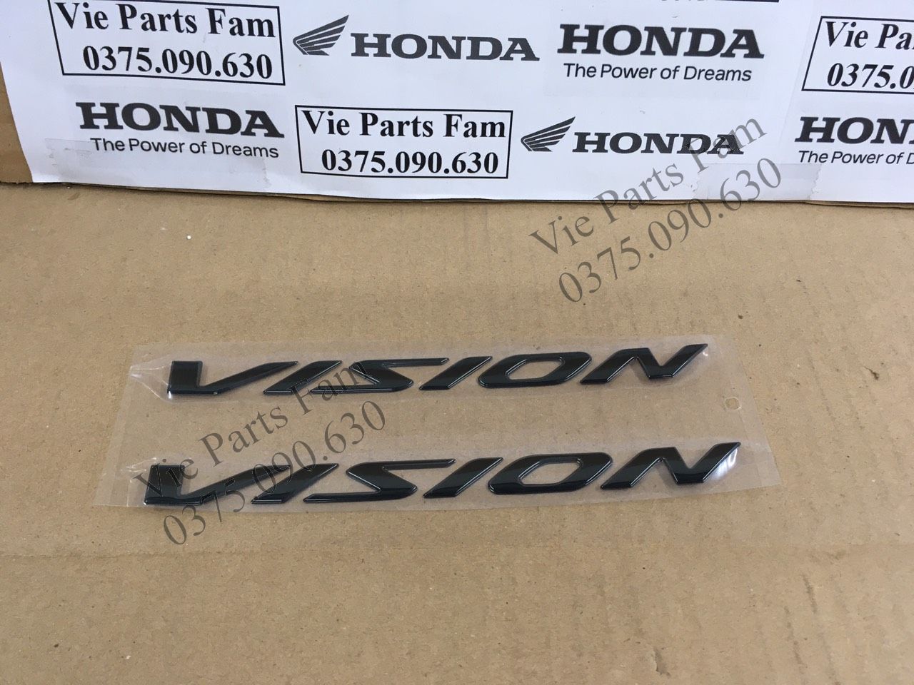 Cặp tem sườn Vision din Honda