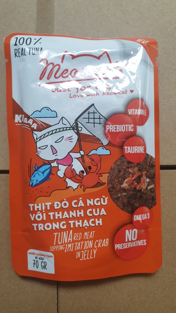 Pate mèo Meowcat 70g - 9 khẩu vị