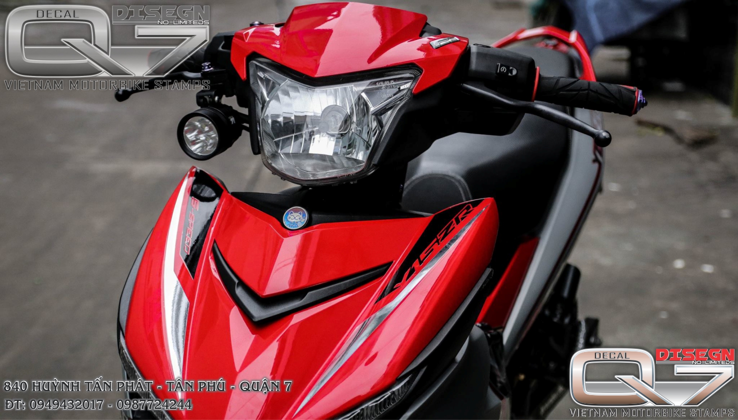 Tem rời EXCITER150 - ĐỎ XÁM