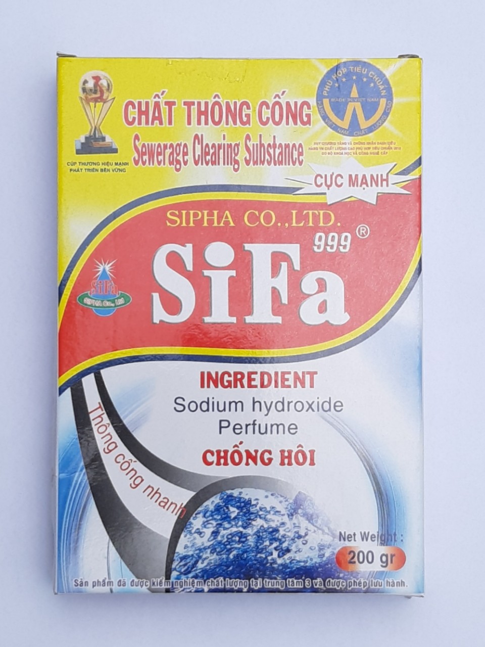 Bột Thông Tắc Cống Cực Mạnh Chống hôi -200g Sifa
