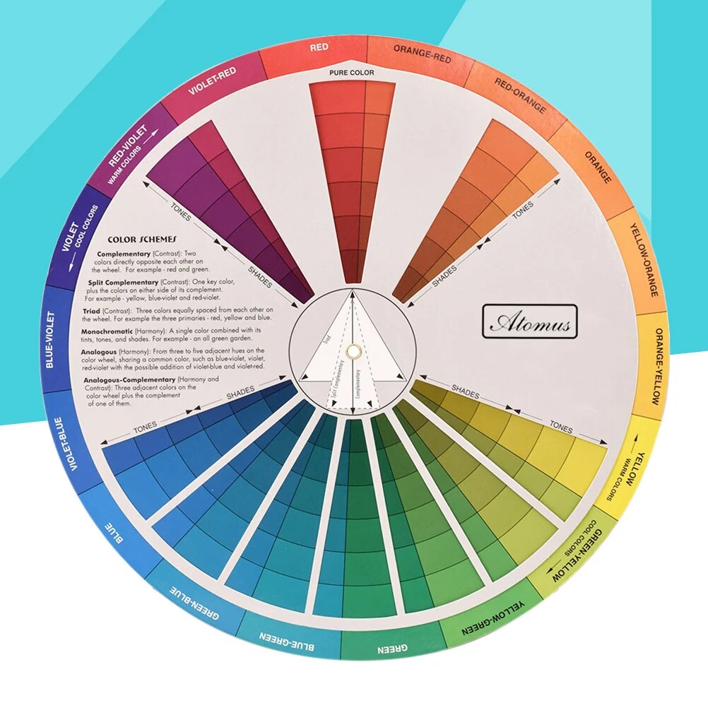 Old Paper Rgb 【sought-after】 wheel color mixing chart RGB board makeup ...