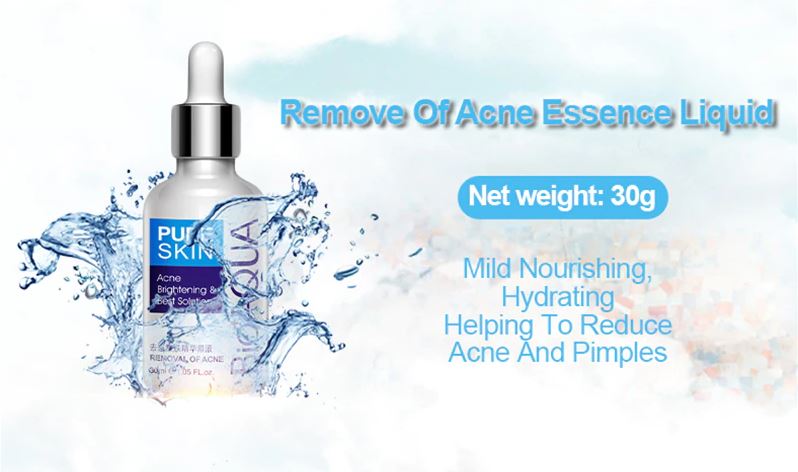 Bioaqua 3 Pcs Anti Acne Removal Face Care Acne Treatment Set Acne Set Acne Serum Acne Cream And Acne Cleanser, 100g+30g+30g. 