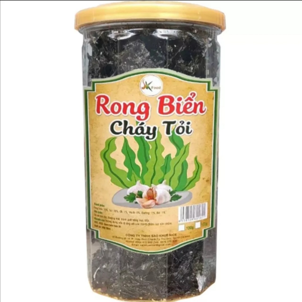 RONG BIỂN CHÁY TỎI-100g