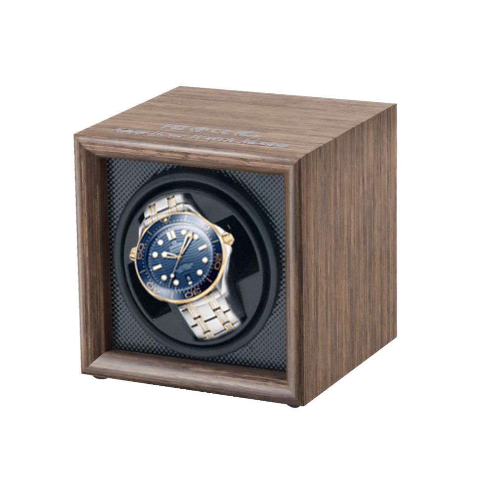 Single Automatic Watch Winder Electric Walnut wood Vertical Mechanical Watch Rotating Box Lazada