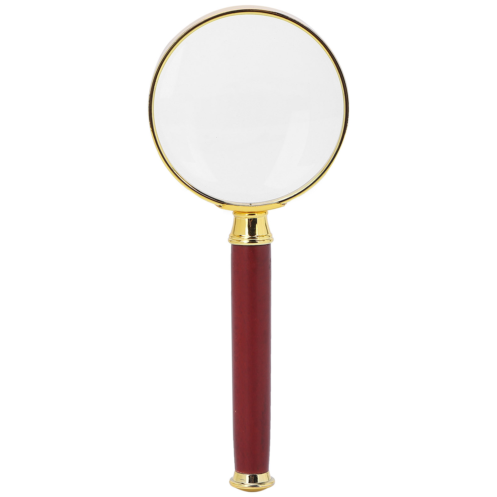 10X Handheld Magnifying Glass Reading Magnifier With Wooden Handle