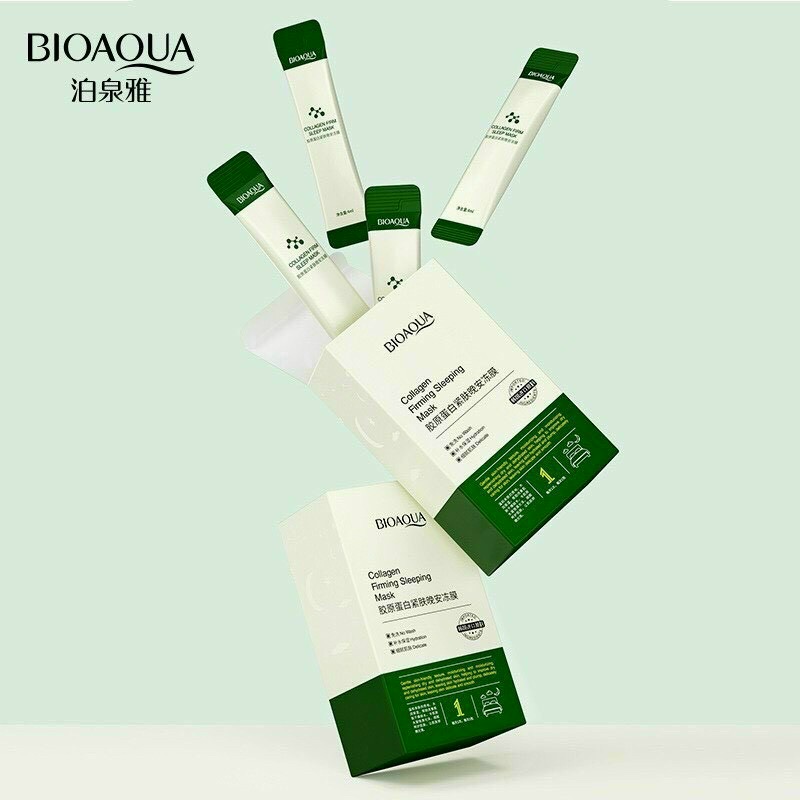 Mặt nạ ngủ thạch collagen BIOAQUA